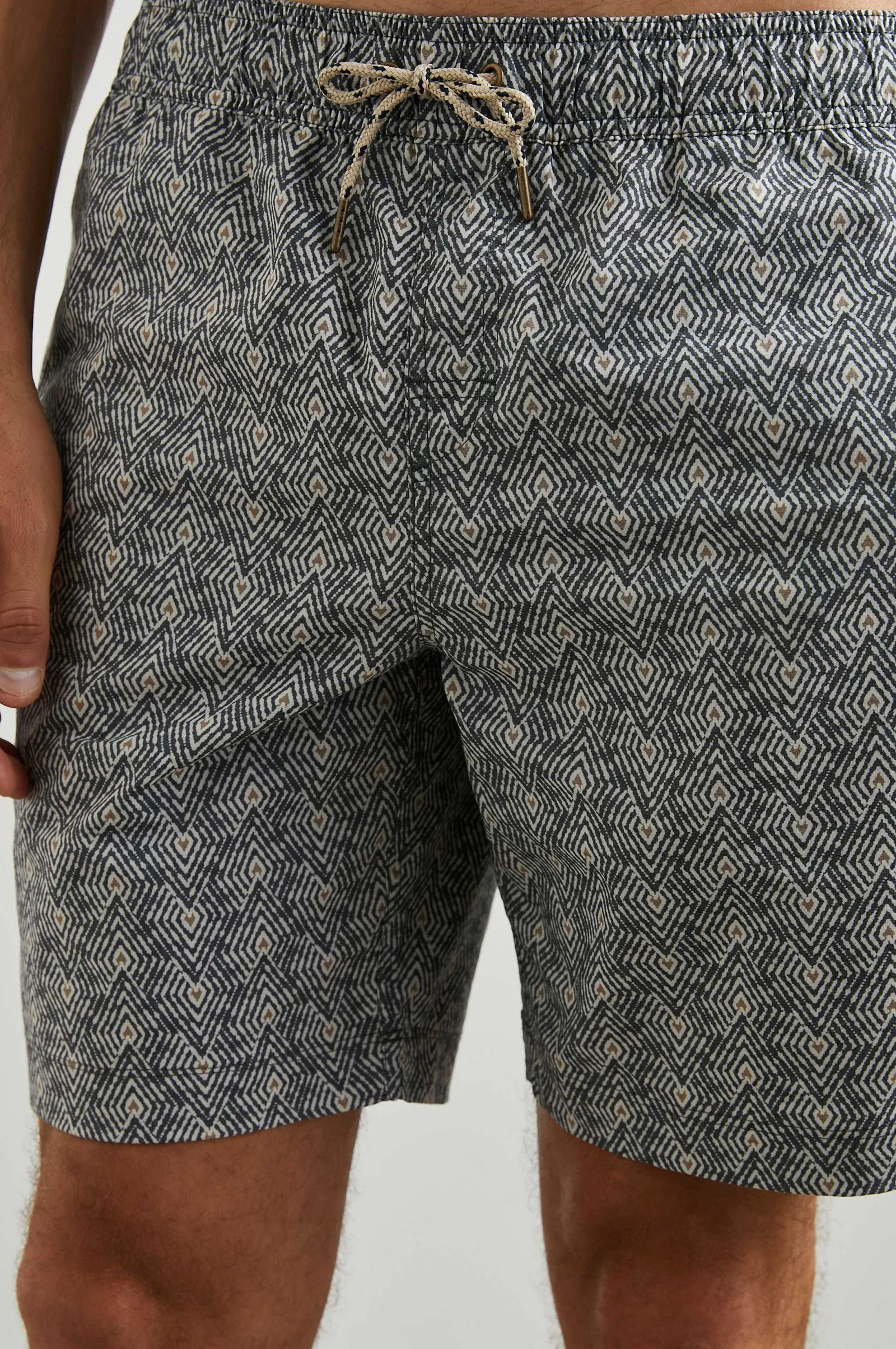 Heren Rails Kian Zwem Kort - Tribal Batik Celestial