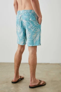 Heren Rails Kian Zwemkort - Palm Shadow Aqua