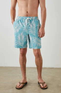 Heren Rails Kian Zwemkort - Palm Shadow Aqua