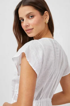 Vrouwen Rails Kiki-Jurk - Wit Kantdetail