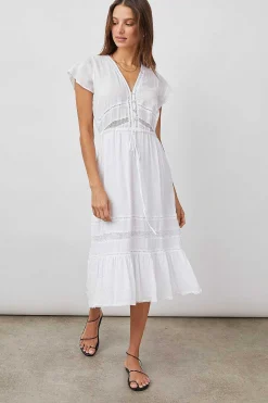 Vrouwen Rails Kiki-Jurk - Wit Kantdetail