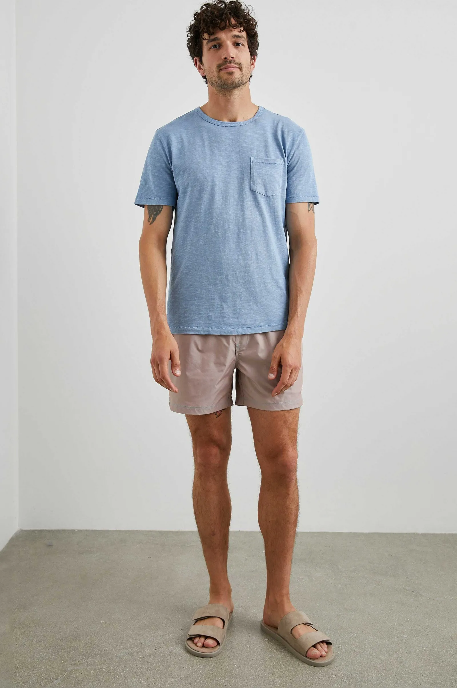 Heren Rails La Brea Zwemshort - Rozenkwarts