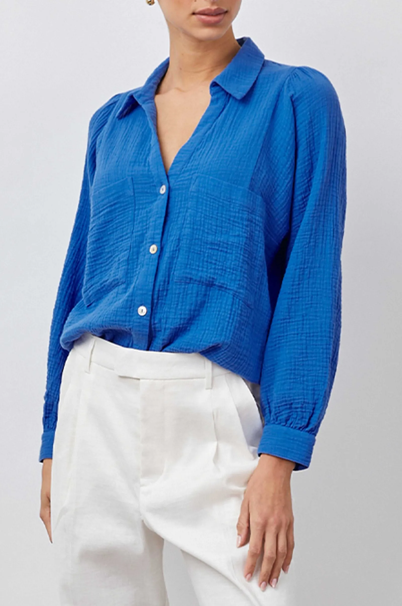Vrouwen Rails Lauren Overhemd - Paleis Blauw