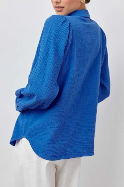 Vrouwen Rails Lauren Overhemd - Paleis Blauw