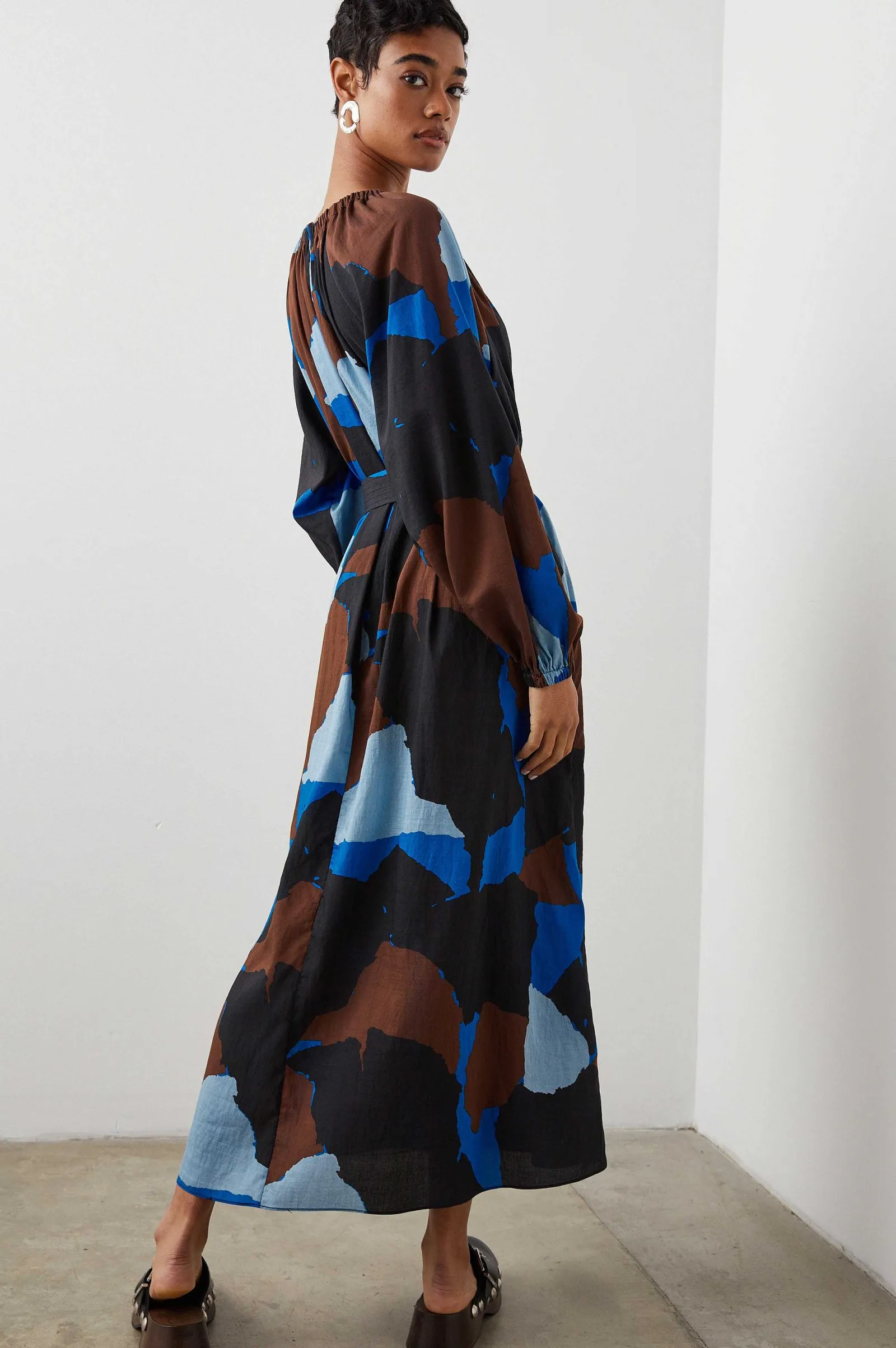 Vrouwen Rails Leanna Jurk - Blauw Meerkleurig Blok