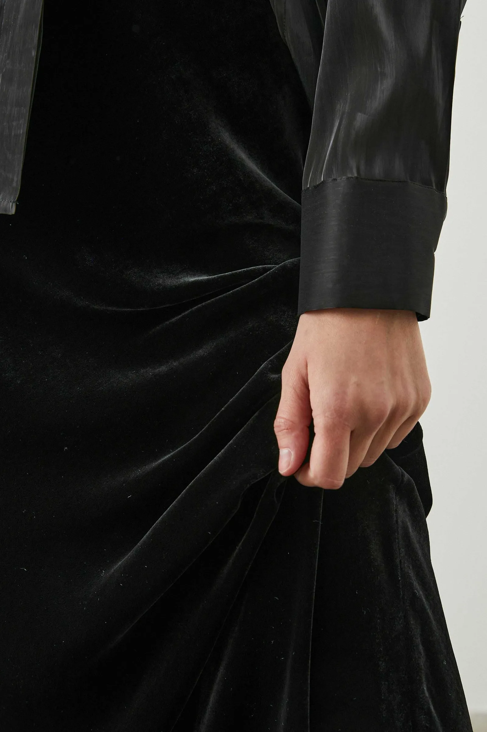 Vrouwen Rails Leia Rok - Zwart Fluweel