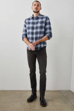 Heren Rails Lennox Overhemd - Denim Schaduw