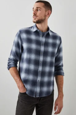 Heren Rails Lennox Overhemd - Denim Schaduw