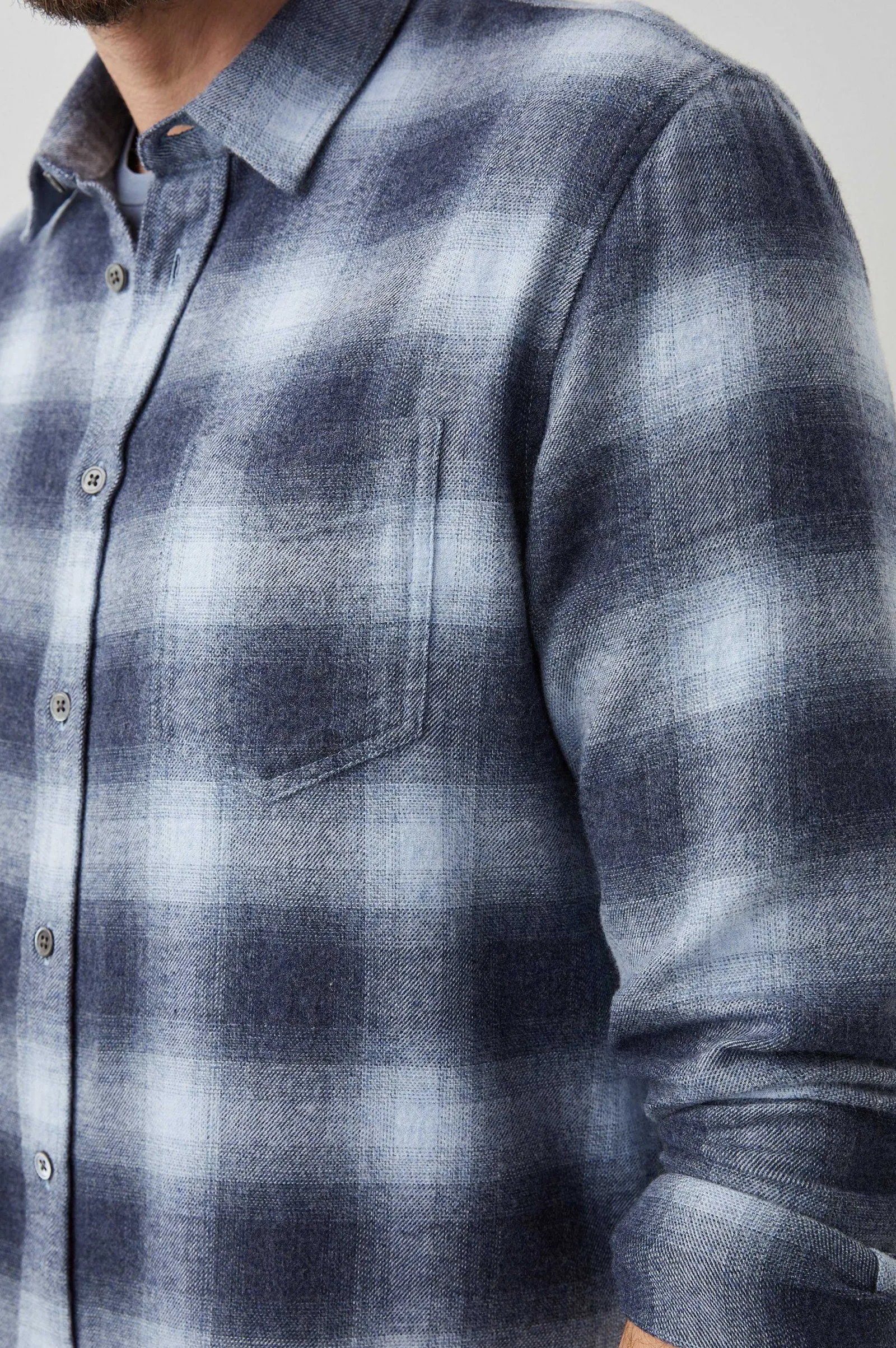 Heren Rails Lennox Overhemd - Denim Schaduw