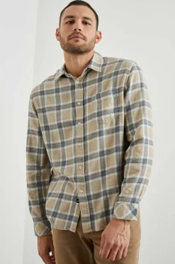 Heren Rails Lennox Overhemd - Palamino Skyline Melange