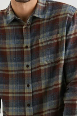 Heren Rails Lennox Overhemd - Robijn Denim Botanisch