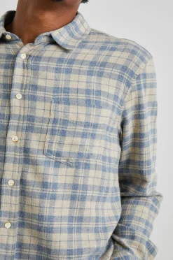 Heren Rails Lennox Shirt - Havermout Atlantische Heide