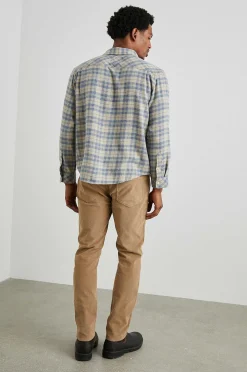 Heren Rails Lennox Shirt - Havermout Atlantische Heide