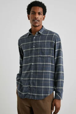 Heren Rails Lennox Shirt - Shadow Tarwe Melange