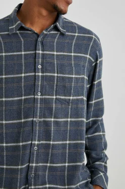 Heren Rails Lennox Shirt - Shadow Tarwe Melange