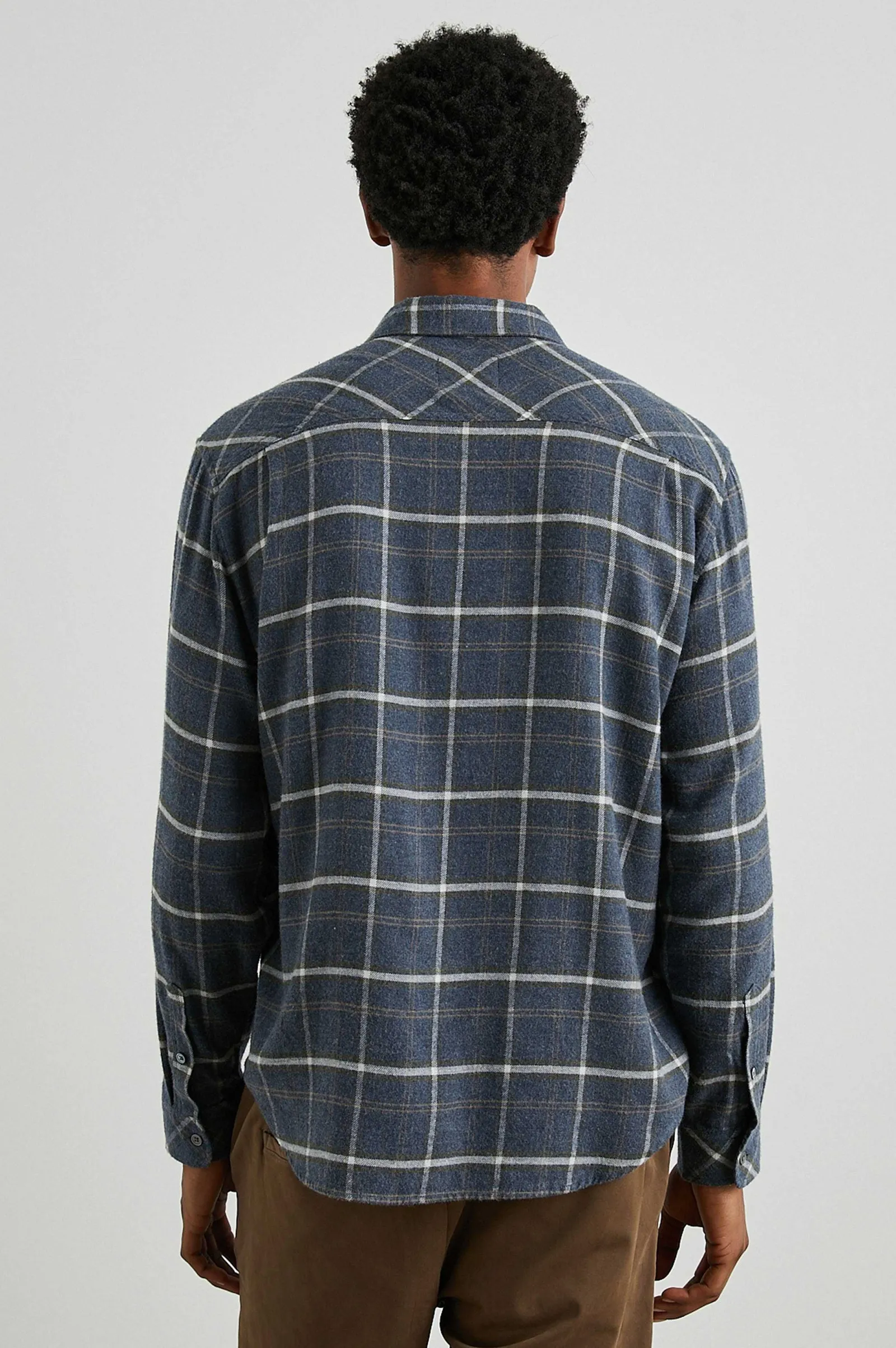 Heren Rails Lennox Shirt - Shadow Tarwe Melange