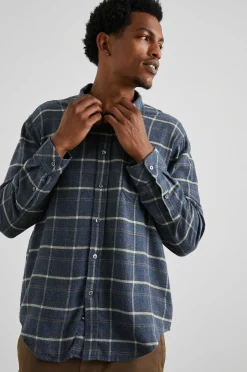 Heren Rails Lennox Shirt - Shadow Tarwe Melange