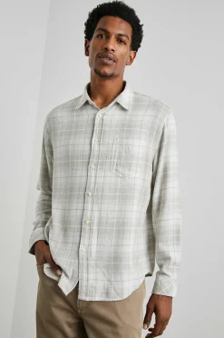 Heren Rails Lennox Shirt - Tarweduif Melange