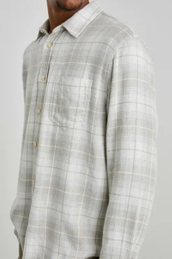 Heren Rails Lennox Shirt - Tarweduif Melange