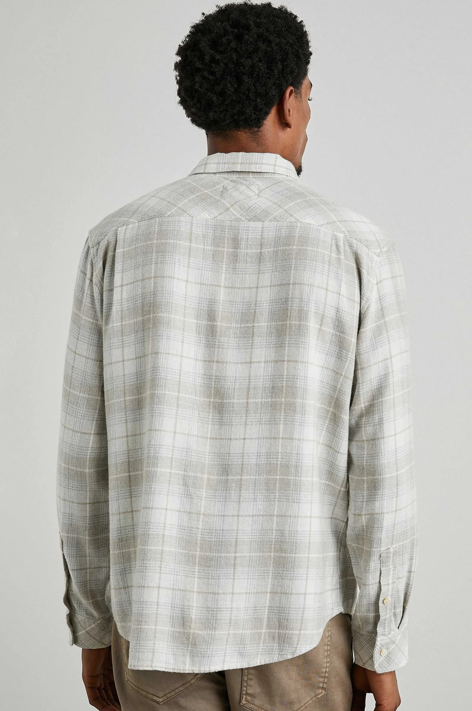 Heren Rails Lennox Shirt - Tarweduif Melange
