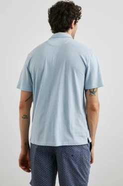 Heren Rails Levant Poloshirt - Cielo