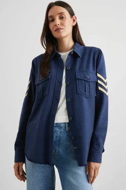 Vrouwen Rails Loren Overhemdjas - Marine