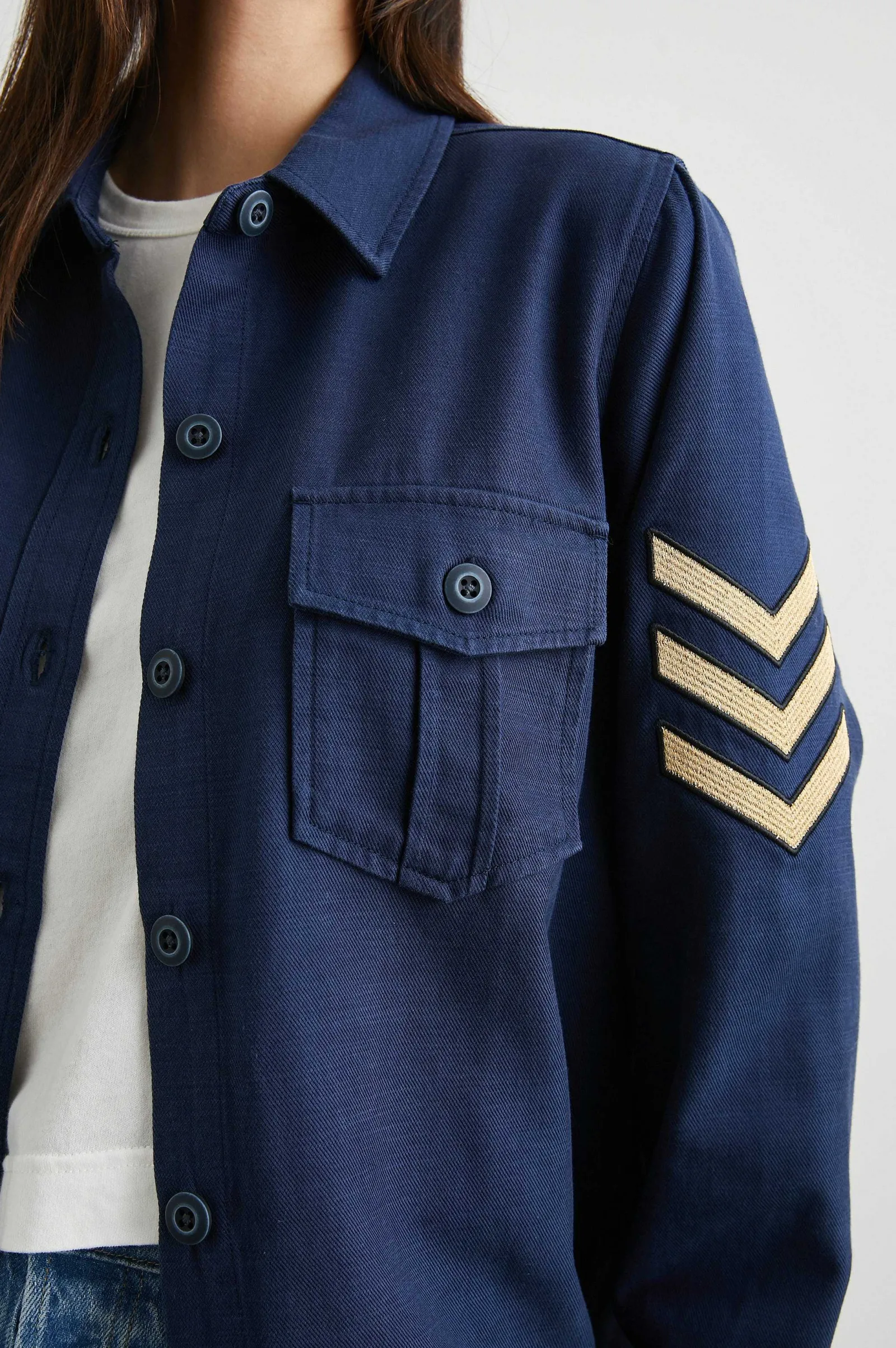 Vrouwen Rails Loren Overhemdjas - Marine