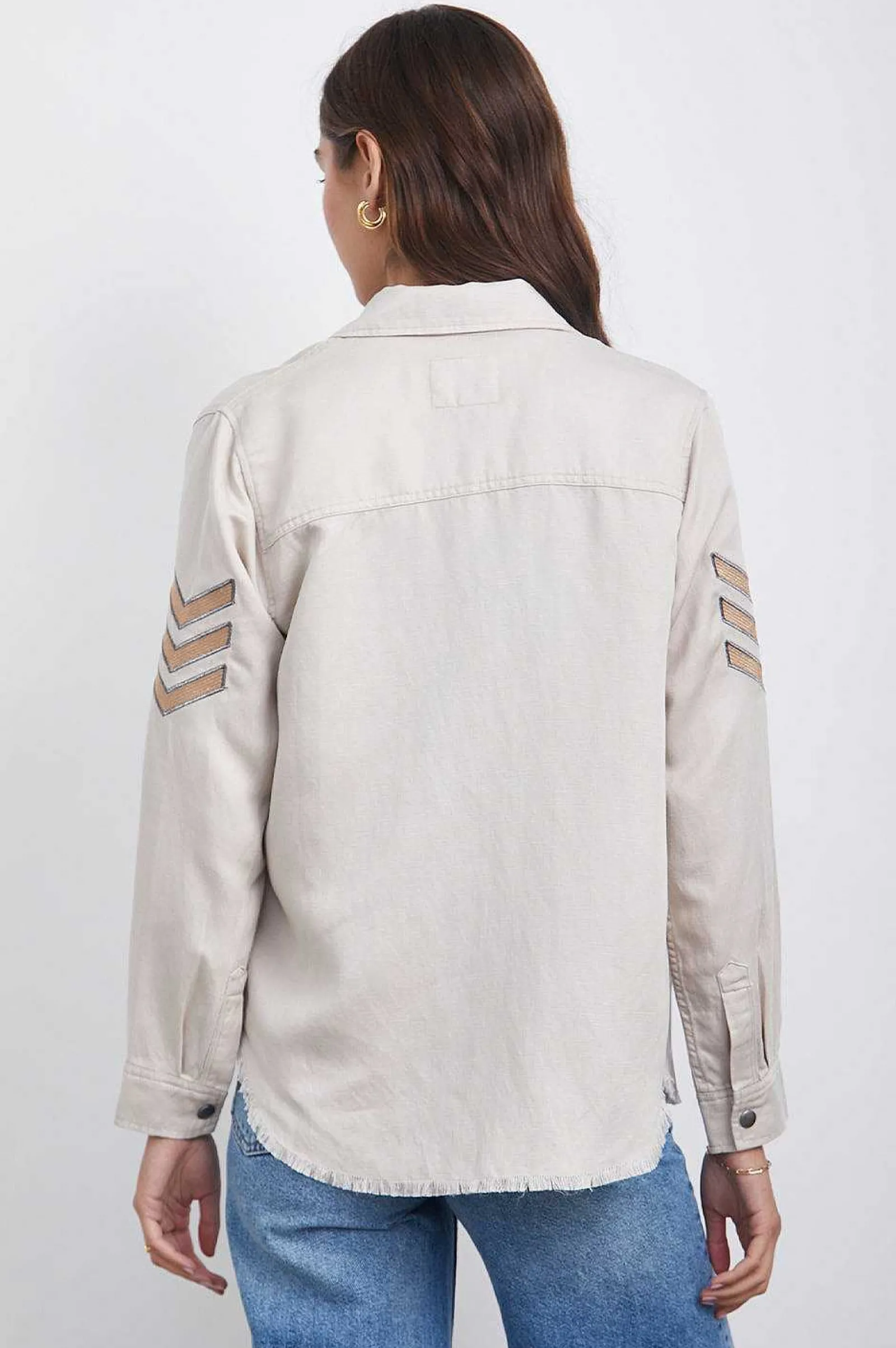 Vrouwen Rails Loren Overhemdjas - Steen Rosegold Militaire
