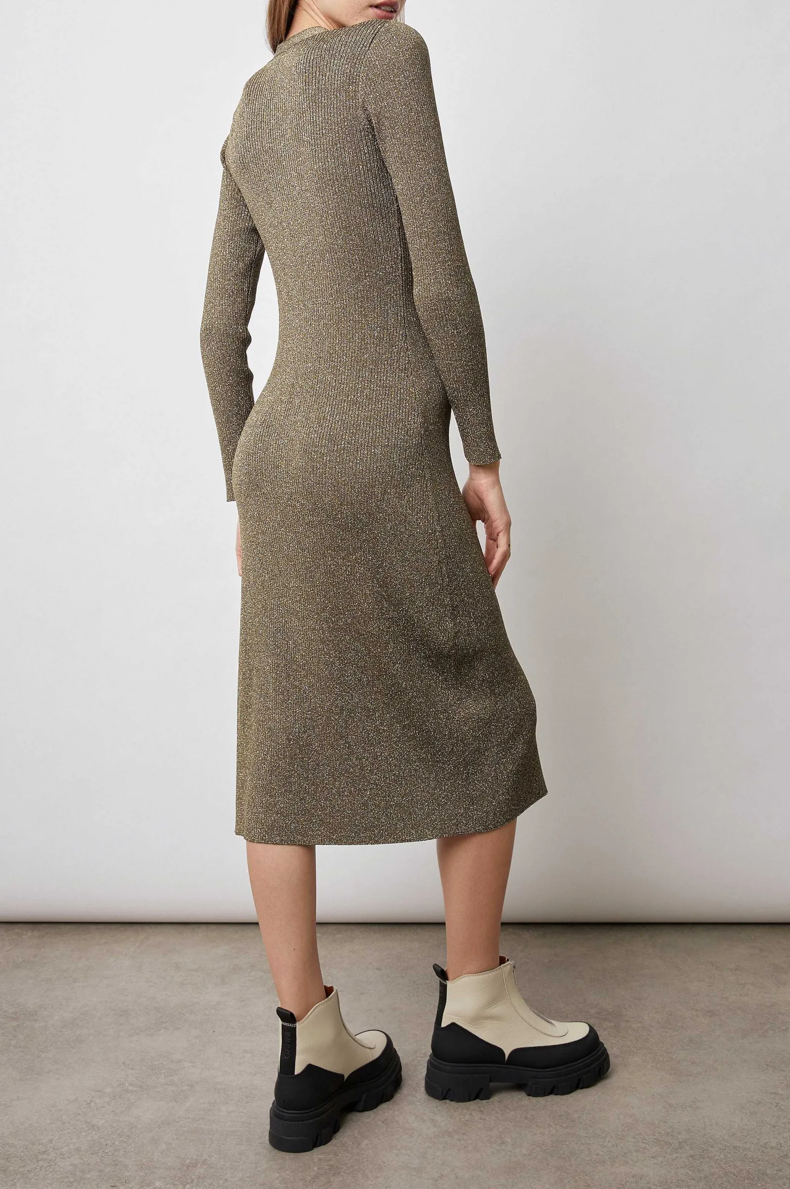 Vrouwen Rails Lorraine Jurk - Goud Lurex