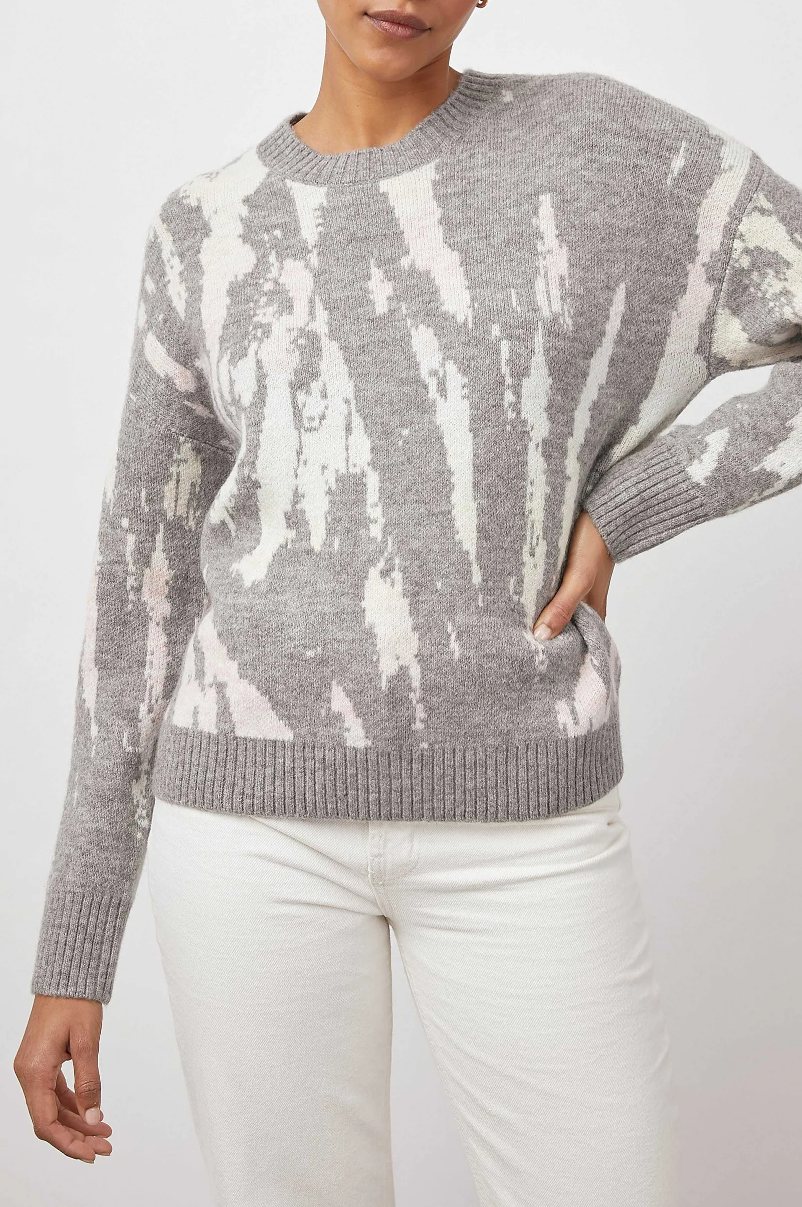 Vrouwen Rails Maagd Sweater - Grijze Tie-Dye