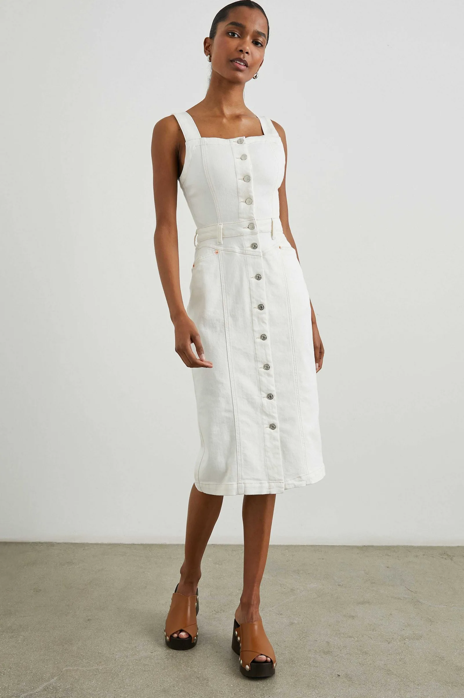 Vrouwen Rails Malibu Jurk - Vintage Ecru