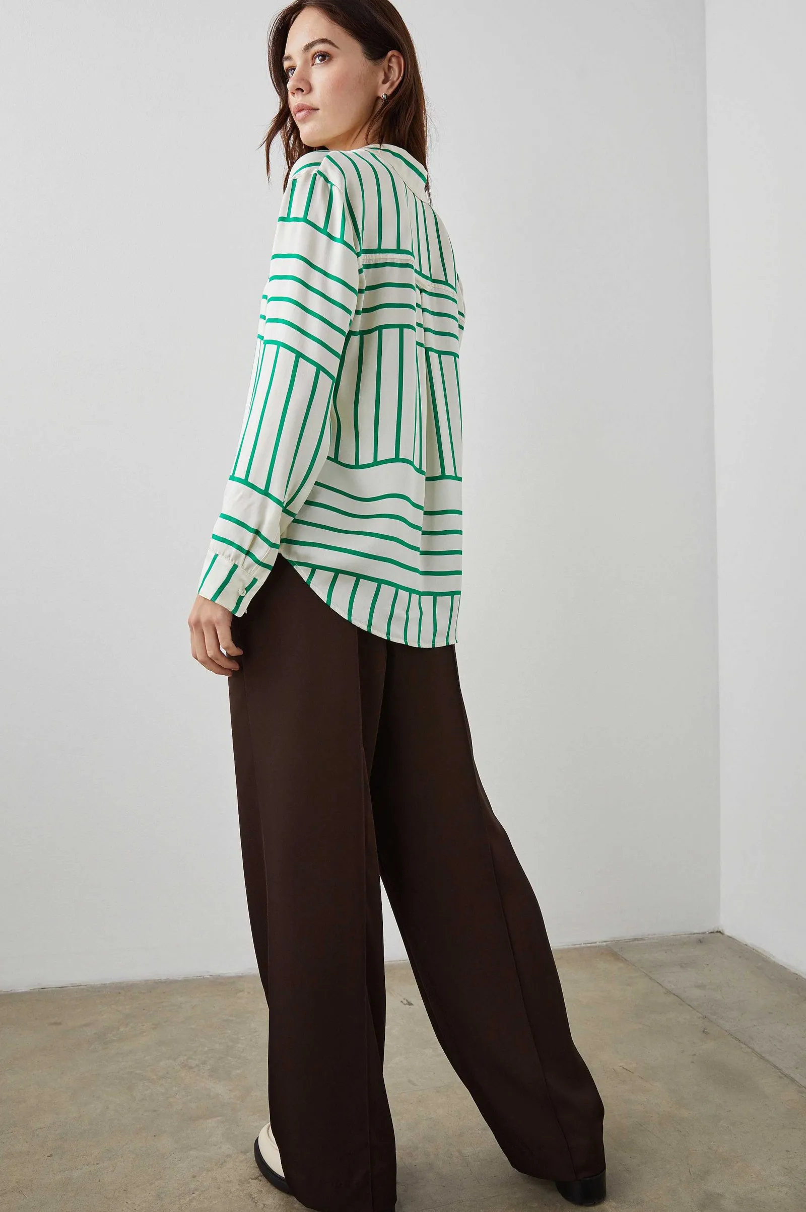 Vrouwen Rails Mara Shirt - Groene Lijnart