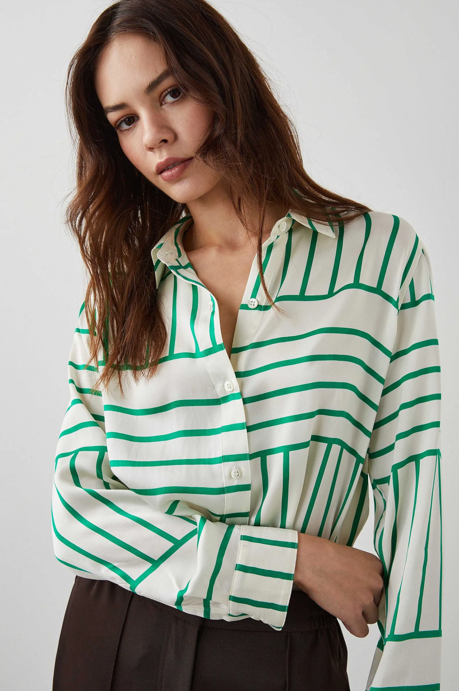 Vrouwen Rails Mara Shirt - Groene Lijnart