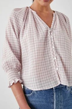 Vrouwen Rails Mariah Top - Zachte Rozen Ruit