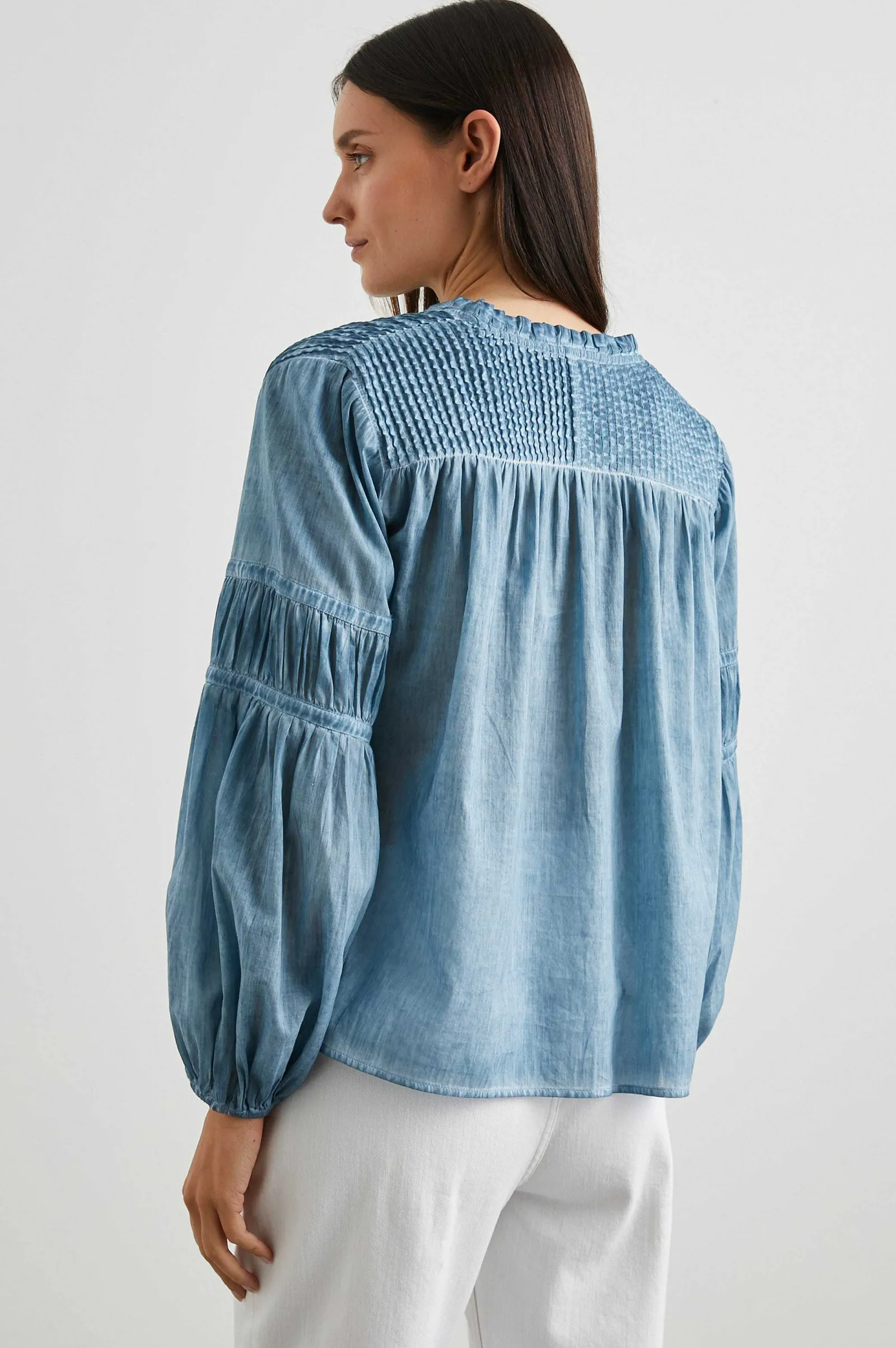 Vrouwen Rails Marli Top - Vervaagd Blauw