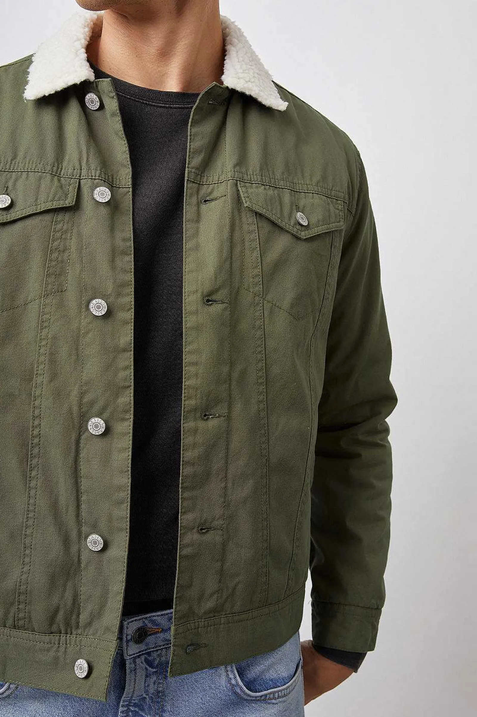 Heren Rails Mckinley Jas - Olijf