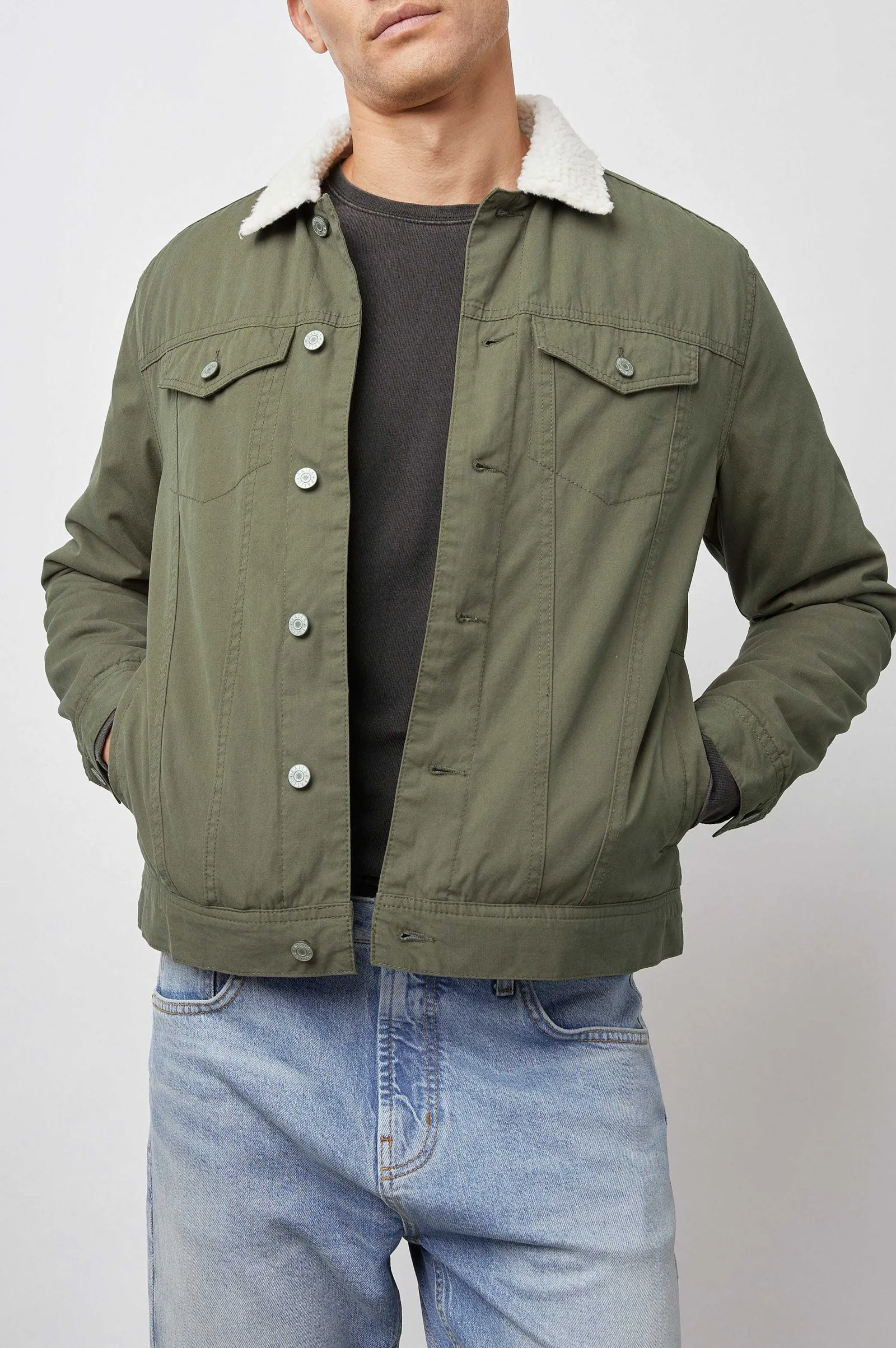 Heren Rails Mckinley Jas - Olijf