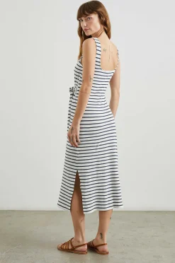 Vrouwen Rails Meg Jurk - Ivoor Marine Stripe