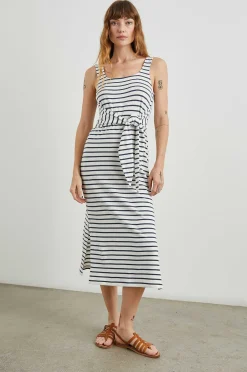 Vrouwen Rails Meg Jurk - Ivoor Marine Stripe