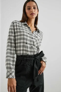 Vrouwen Rails Milo Shirt - Ivoor Geruit Sterren