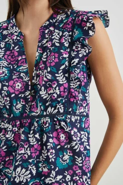 Vrouwen Rails Misha Top - Houtblok Bloemen