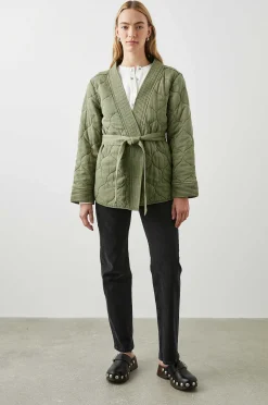Vrouwen Rails Monterey Jas - Gewassen Olijf