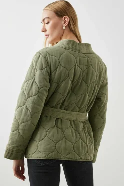 Vrouwen Rails Monterey Jas - Gewassen Olijf