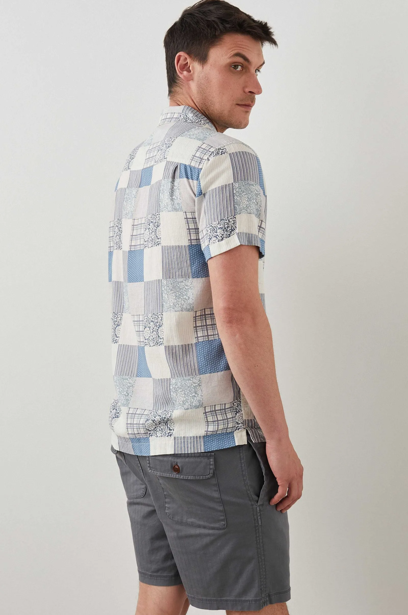 Heren Rails Moreno Shirt - Lente Patchwork