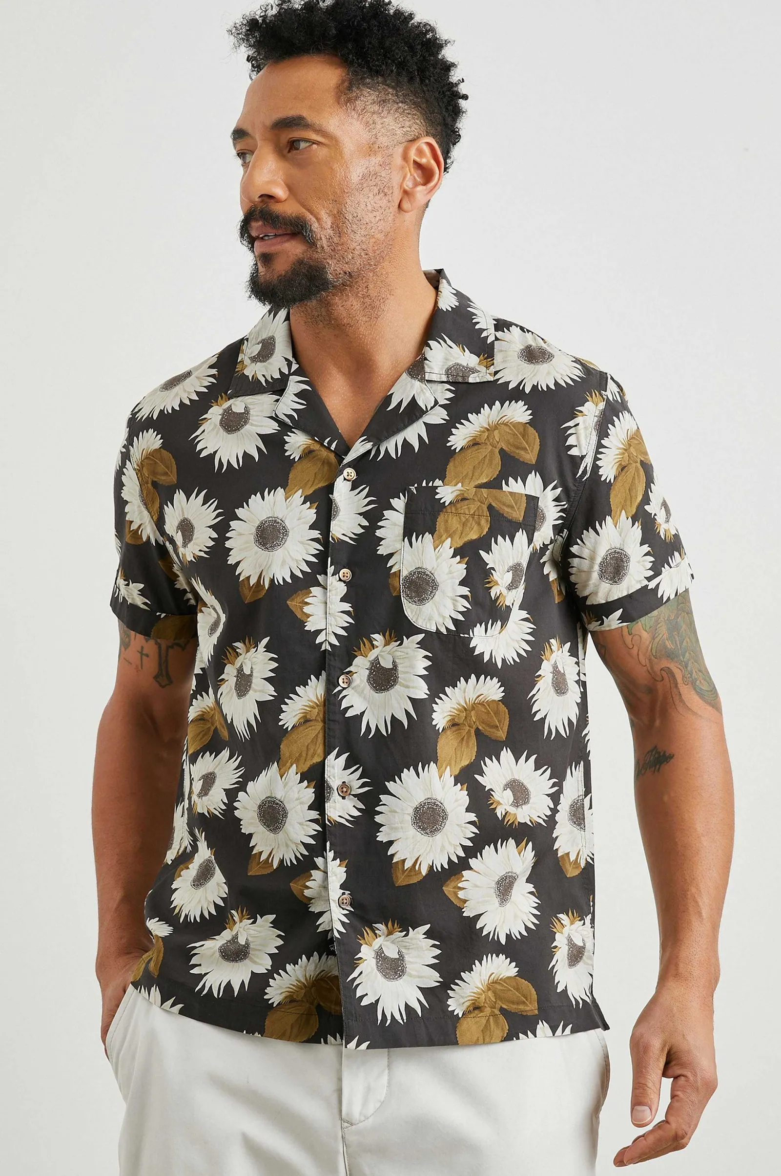 Heren Rails Moreno Shirt - Zonnebloem Drankschors
