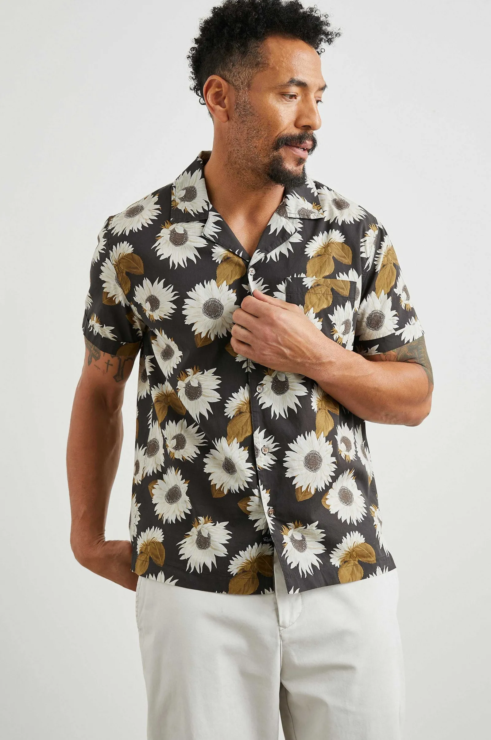 Heren Rails Moreno Shirt - Zonnebloem Drankschors
