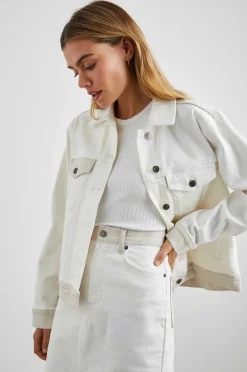 Vrouwen Rails Mulholland Jas - Ecru Patchwork