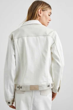 Vrouwen Rails Mulholland Jas - Ecru Patchwork