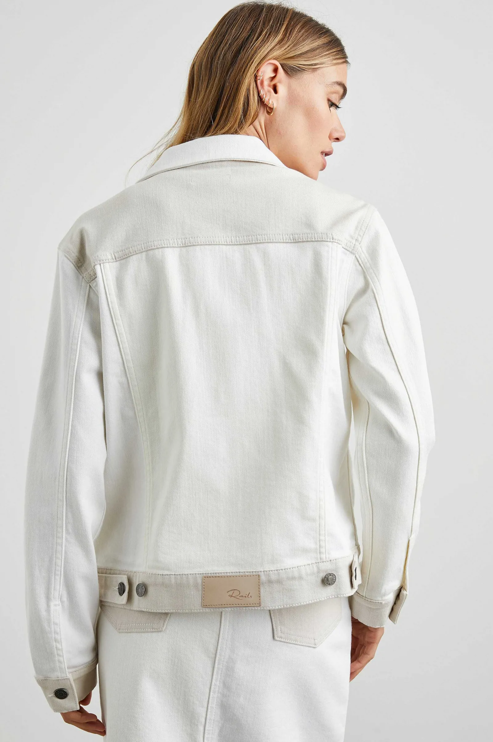 Vrouwen Rails Mulholland Jas - Ecru Patchwork