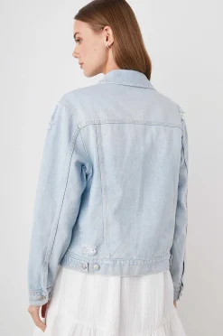 Vrouwen Rails Mulholland Jas - Vervaagd Blauw Distress